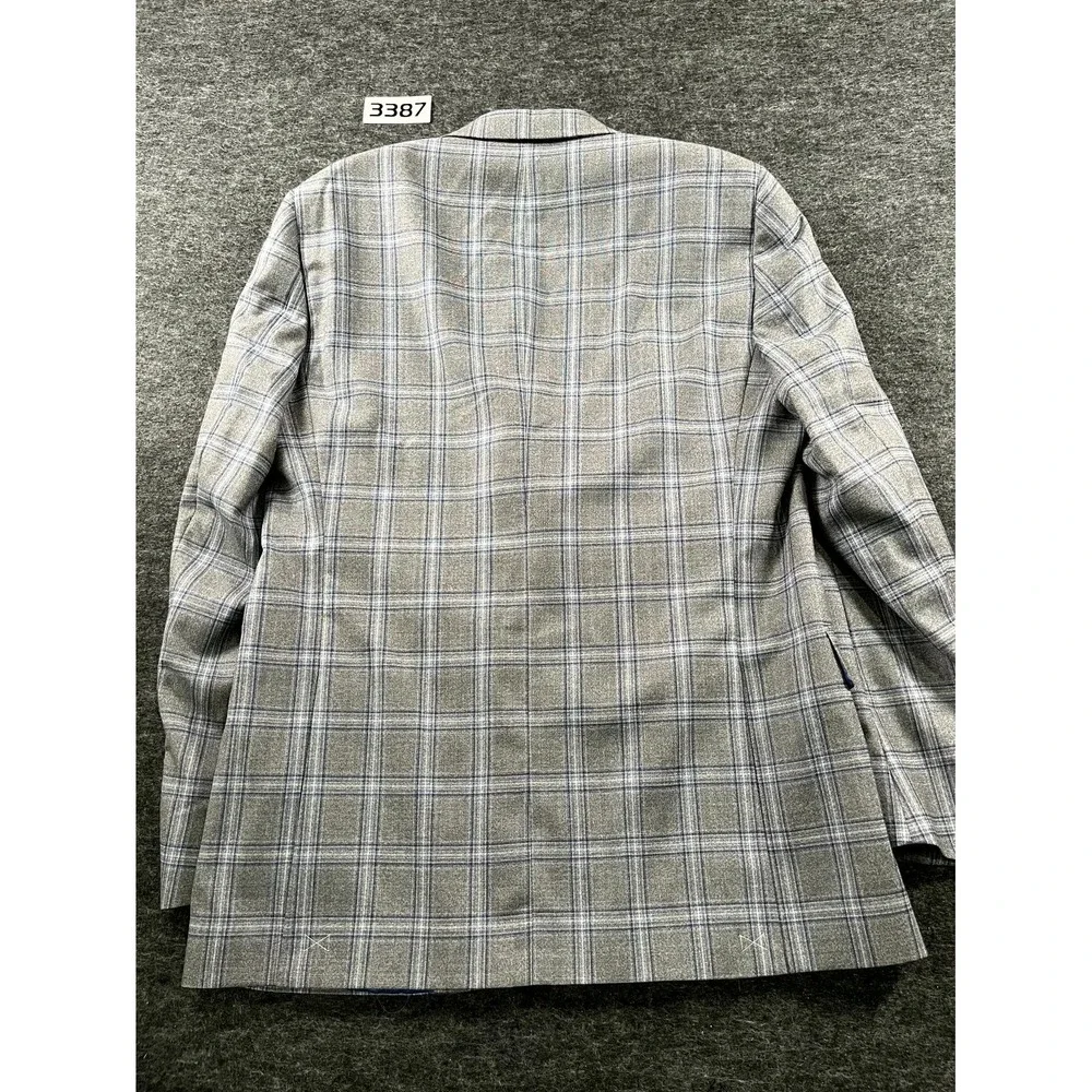 Vintage Wool‎ Blazer / Sport Coat / Classic Plaid / Made in USA - 42